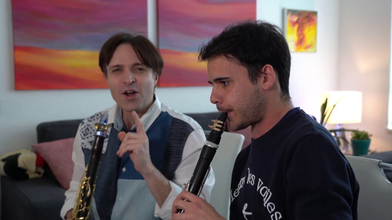 Ghostbusters by Ray Parker Jr. Jose Franch-Ballester & Bernardino Assunçao, clarinets.