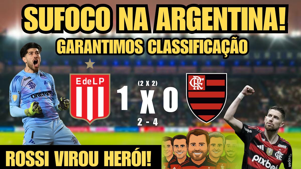 06- FLAMENGO ELIMINA O ESTUDIANTES NOS PÊNALTIS E AVANÇA NA LIBERTADORES! 