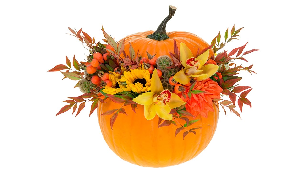 Pumpkin Flower Centerpiece