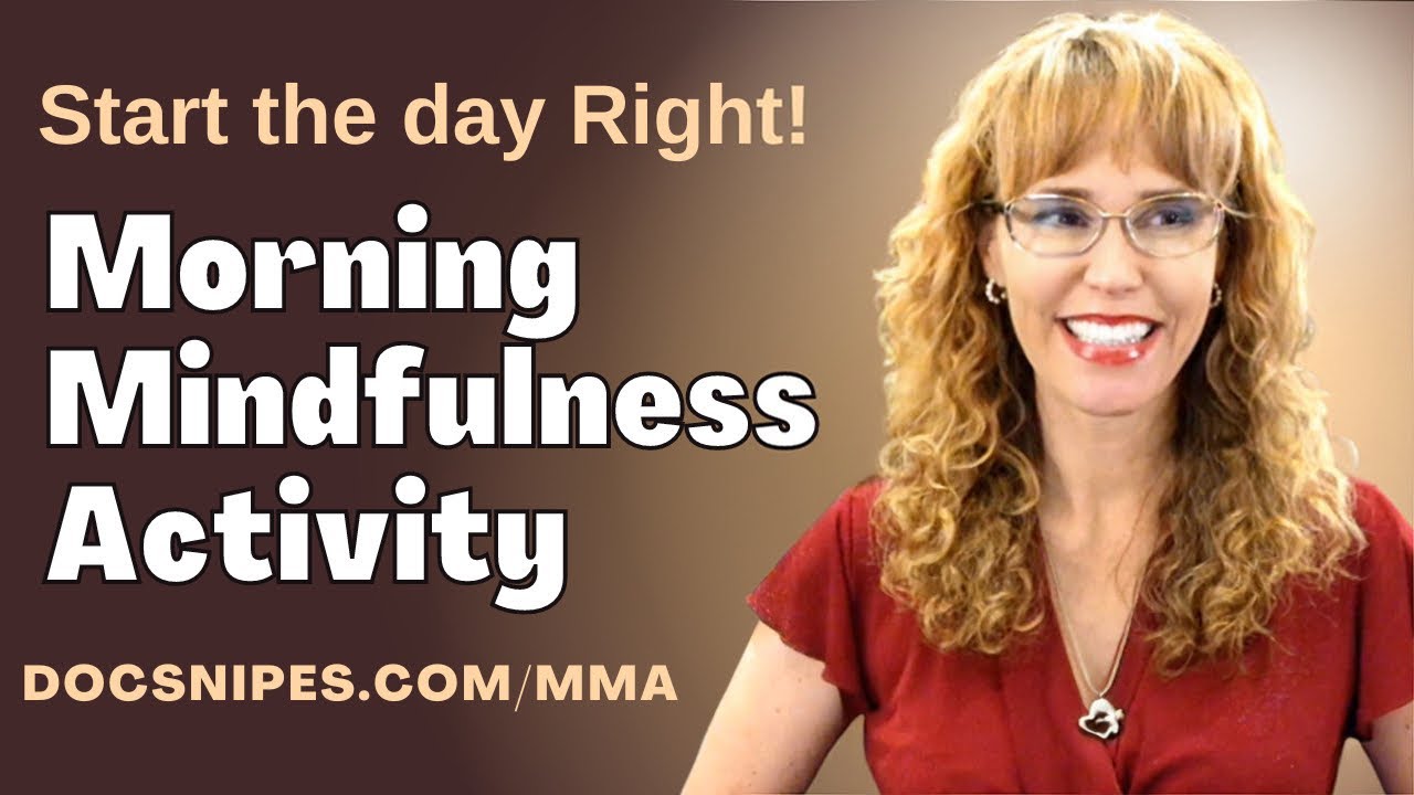 Morning Mindfulness Activity | CBT Counseling Tools