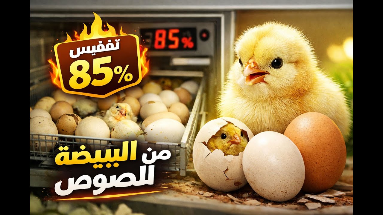 85% تفقيس القرار اللي نقل المزرعة لمرحلة ثانية