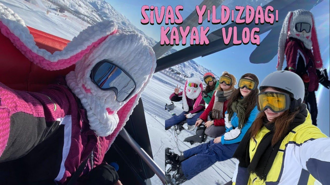 SİVAS YILDIZ DAGI KAYAK VLOG