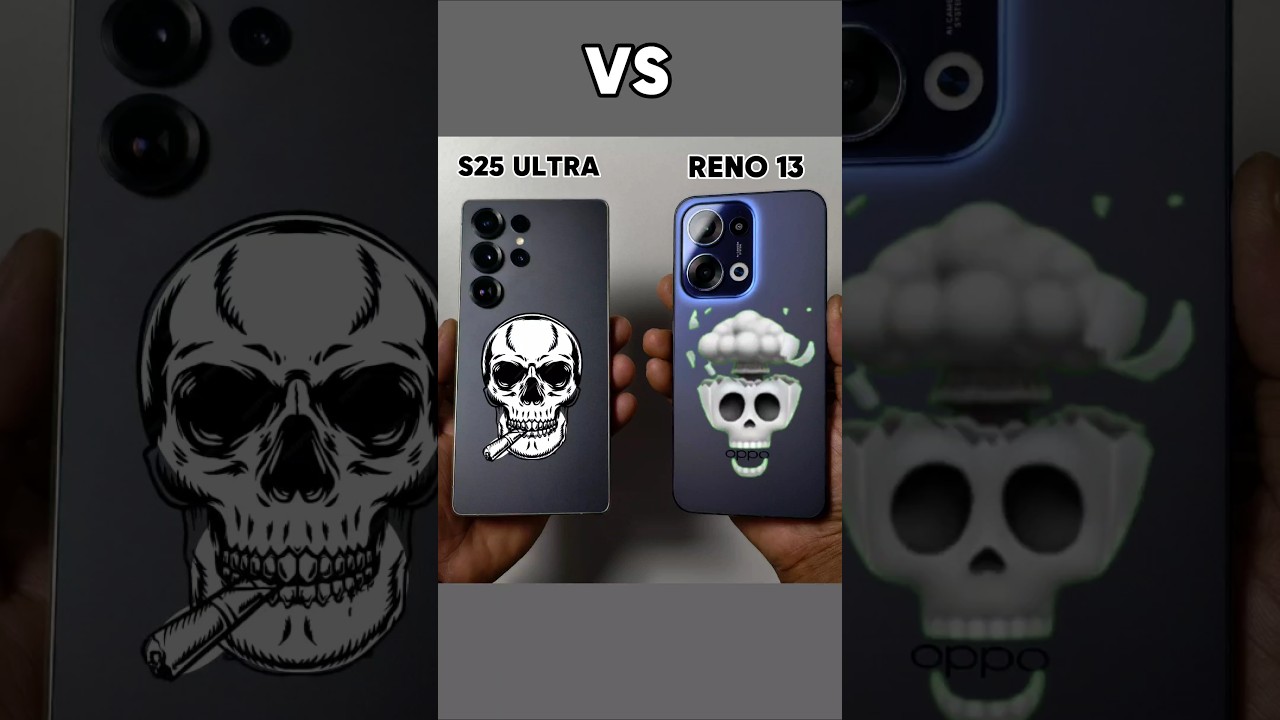 Oppo Reno 13 Vs S25 ultra Speed Test Comparison #shortsfeed #shorts