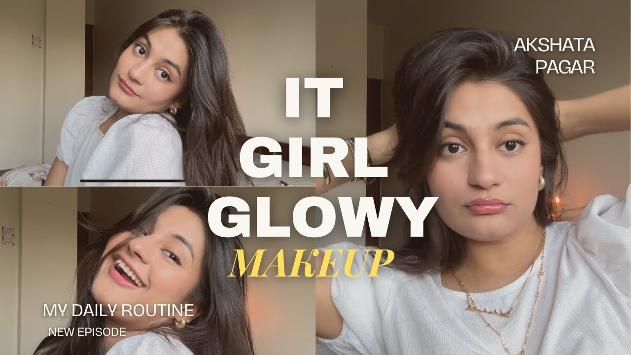EVERYDAY GLOWY MAKEUP IN 10 mins | college + work makeup