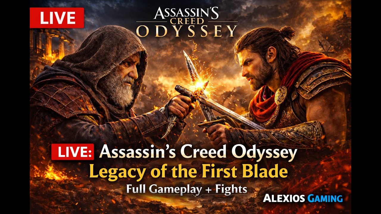 LIVE: Assassin’s Creed Odyssey – Legacy of the First Blade | Full Gameplay, & Story Walkthrough