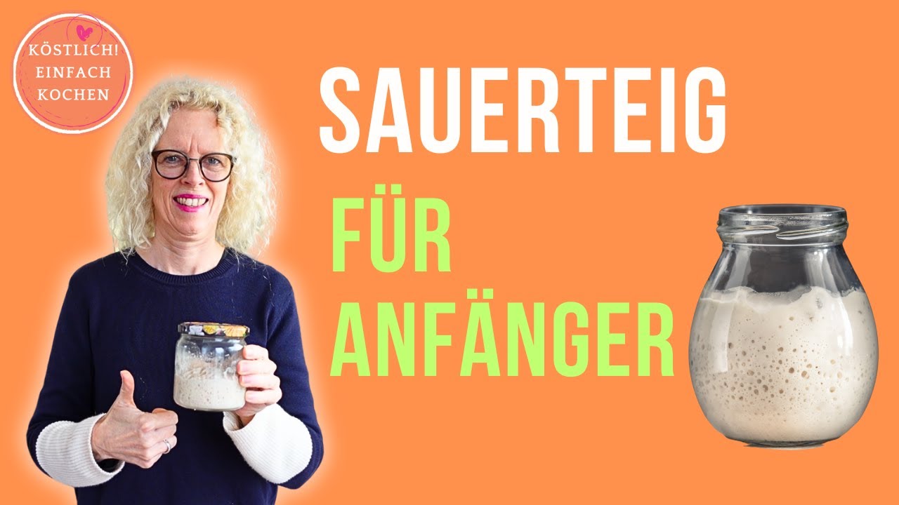 Sauerteig selber machen und pflegen ist leicht. Schritt für Schritt erklärt. #sauerteig #backen