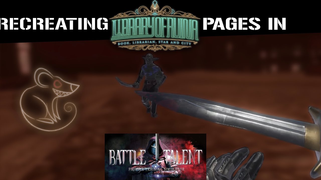 Recreating Library of ruina pages in battle talent part 1:the rats.