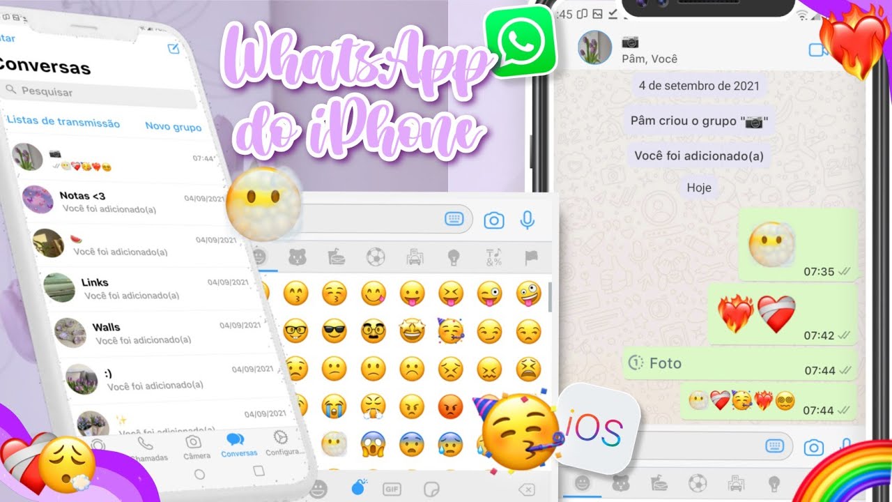 WHATSAPP IGUAL IPHONE NO ANDROID ~ Fouad iOS  atualizado 2021 🥳🦋