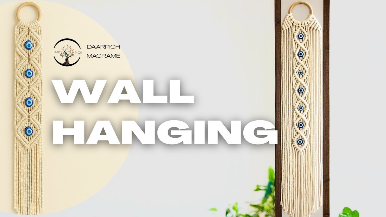 DIY Evil Eye Macrame Wall Hanging : Magical Protection for Your Home