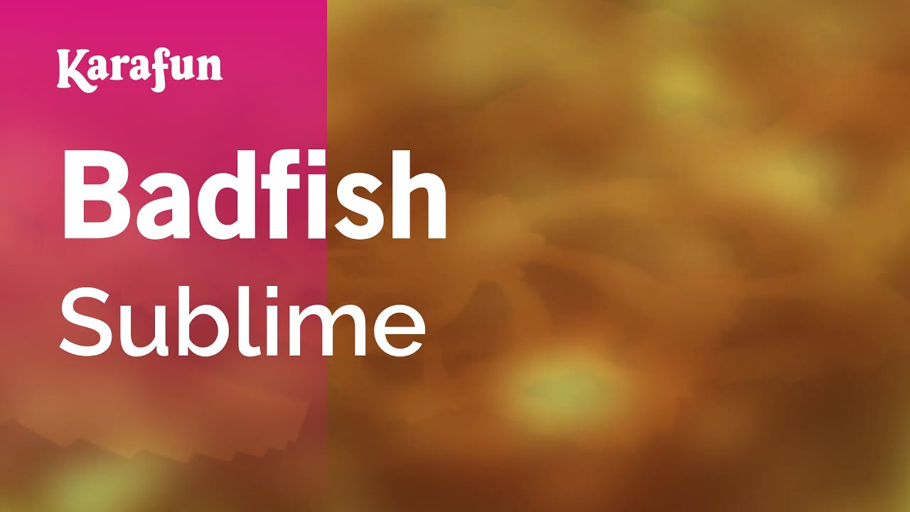 Badfish - Sublime | Karaoke Version | KaraFun