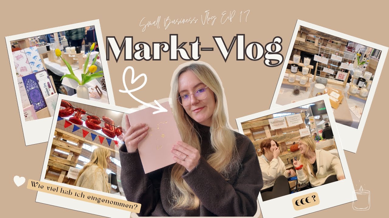 Markt-Vlog Design Gipfel | Small Business Diary EP 17 | €€€ ? Einnahmen & Gequatsche