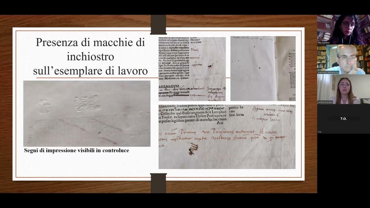 Parrhasiana Online - Quarto Incontro 02/10/2024