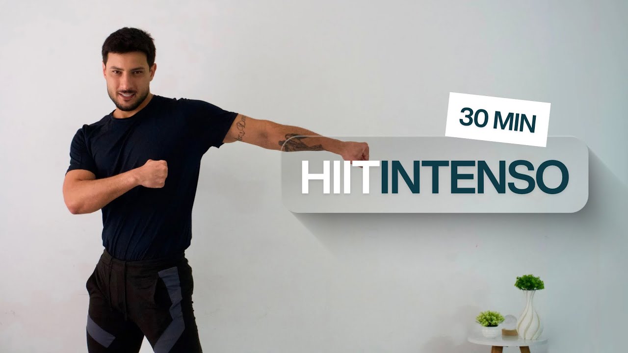 30 min Cardio hiit completo para desinchar a barriga | treino em casa