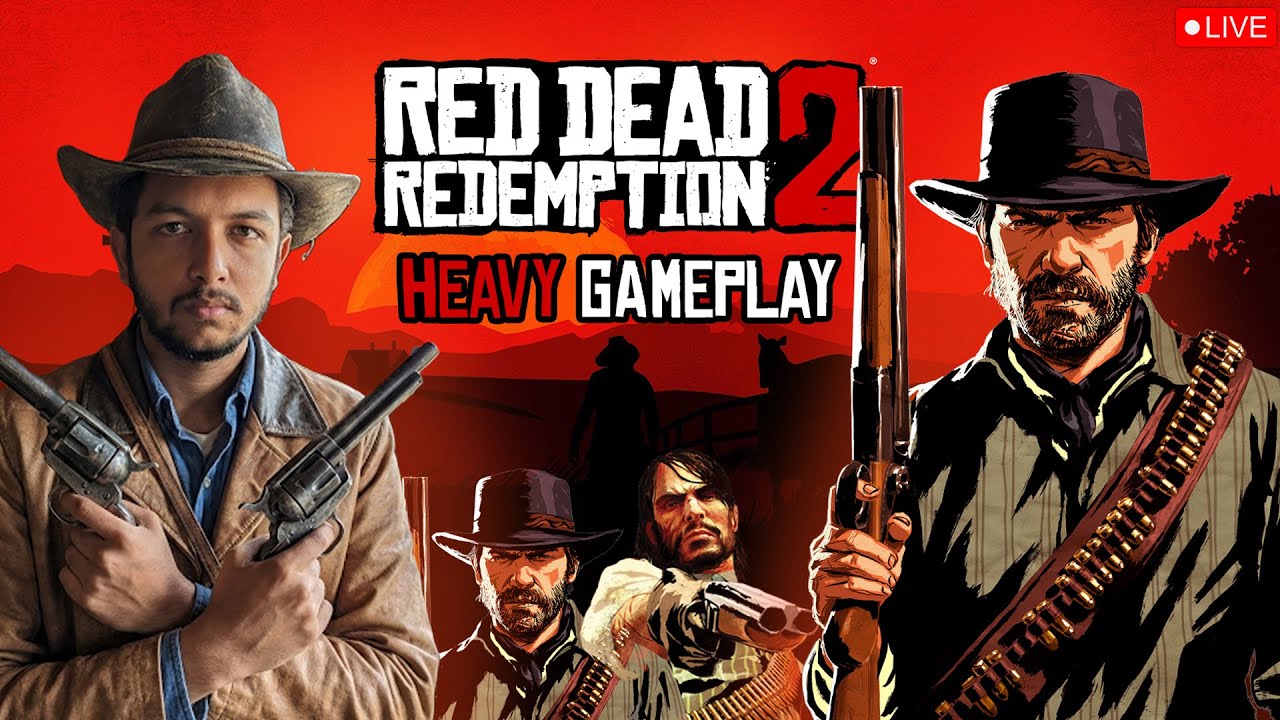 RDR 2 Live 🔴 Story Mode | Hindi Gameplay | Webcam | Day 4/30