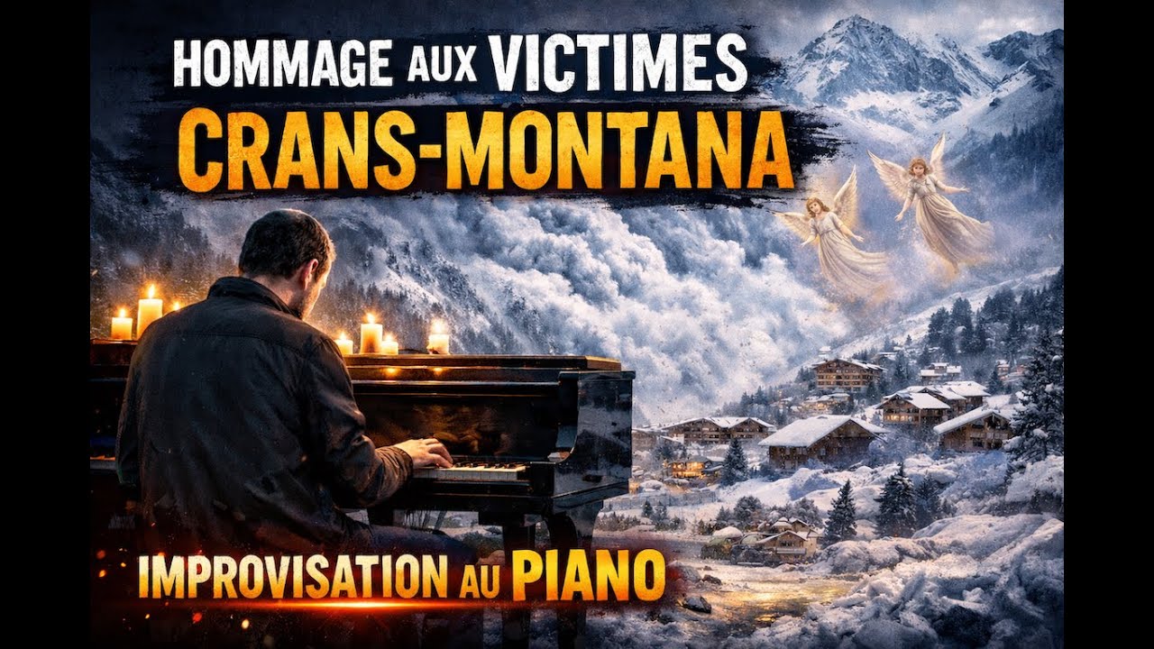 Improvisation en hommage aux victimes de Crans-Montana