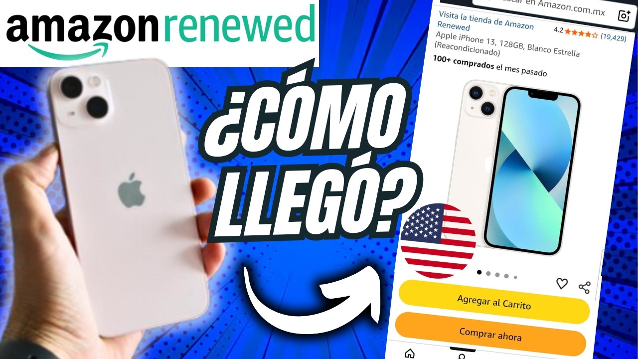 COMPRÉ un iPhone 13 REACONDICIONADO en Amazon  Estados Unidos y asi llegó...😰