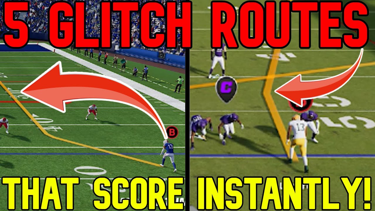 5 NEW Overpowered Glitch Routes That SCORE INSTANT TOUCHDOWNS! Best Plays Madden NFL 23 Offense Tips