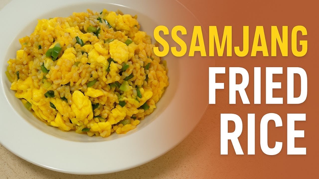 Korean Ssamjang Fried Rice – Easy, Bold, Addictive!