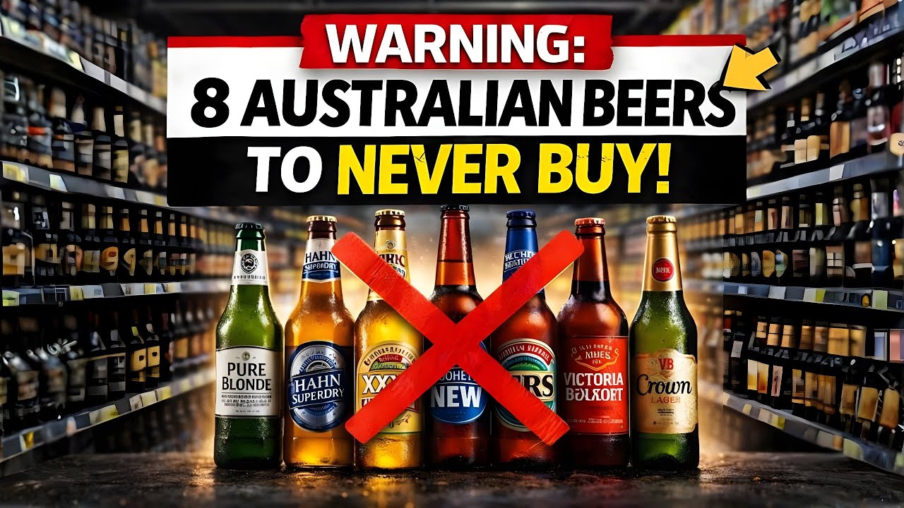 8 Australian Beer Brands You Should NEVER Drink Again (Never Buy These)
