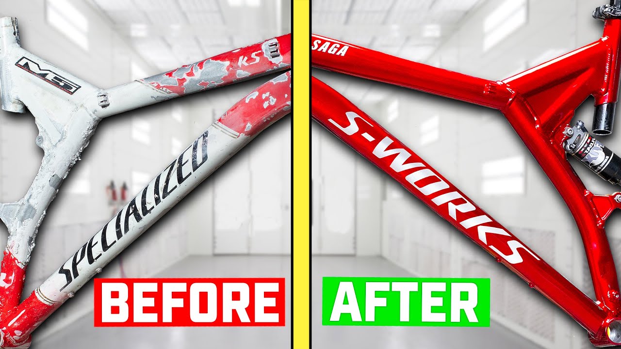 I spray painted my retro S-Works - Episode 2