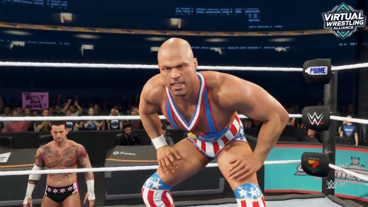 BEST IN THE WORLD? CM Punk Faces Kurt Angle! 🏅🌏