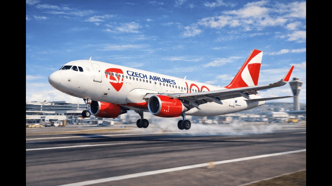 Butter Smooth Landing! Czech Airlines A320 Perfect Touchdown in St. Petersburg