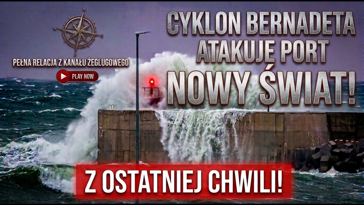 Cyklon Bernadeta Szaleje na Wybrzeżu - 08.07.2026