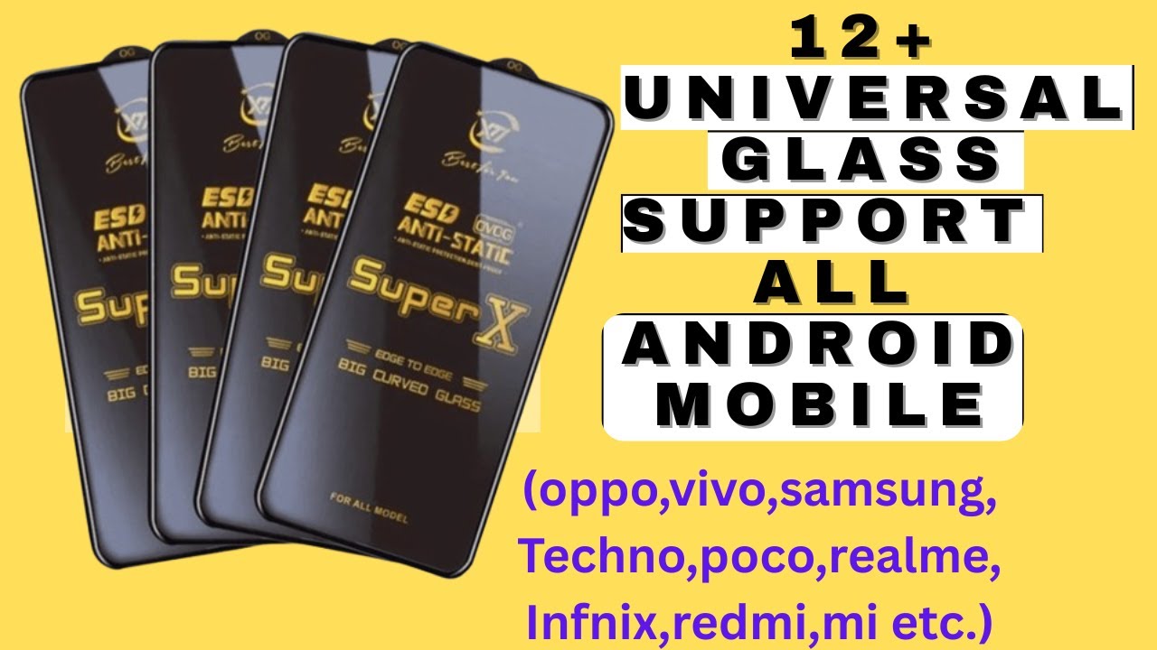 Universal Tempered Glass For All Android Mobiles 2025 |