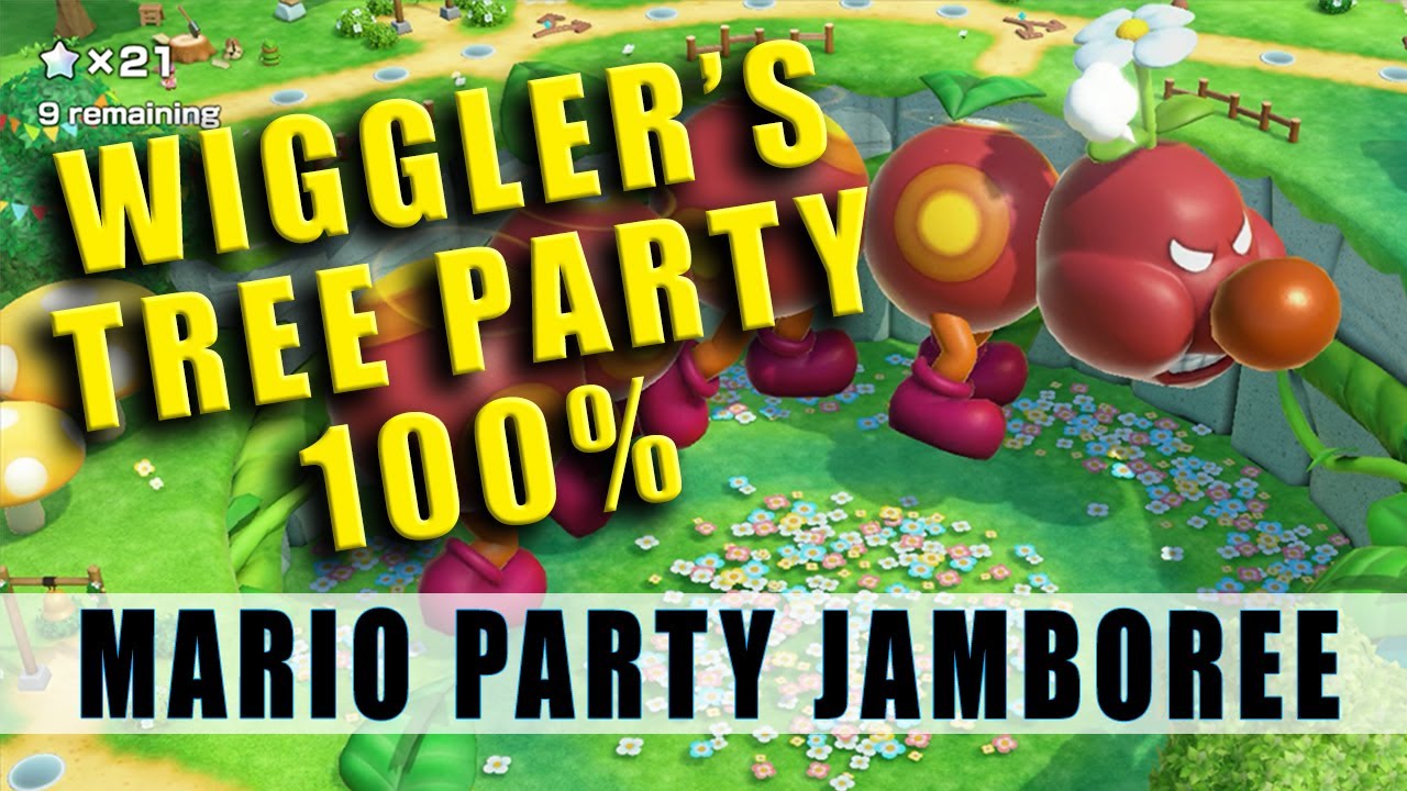 Mega Wiggler's Tree Party 100% walkthrough Super Mario Party Jamboree All Stars & Challenges Guide