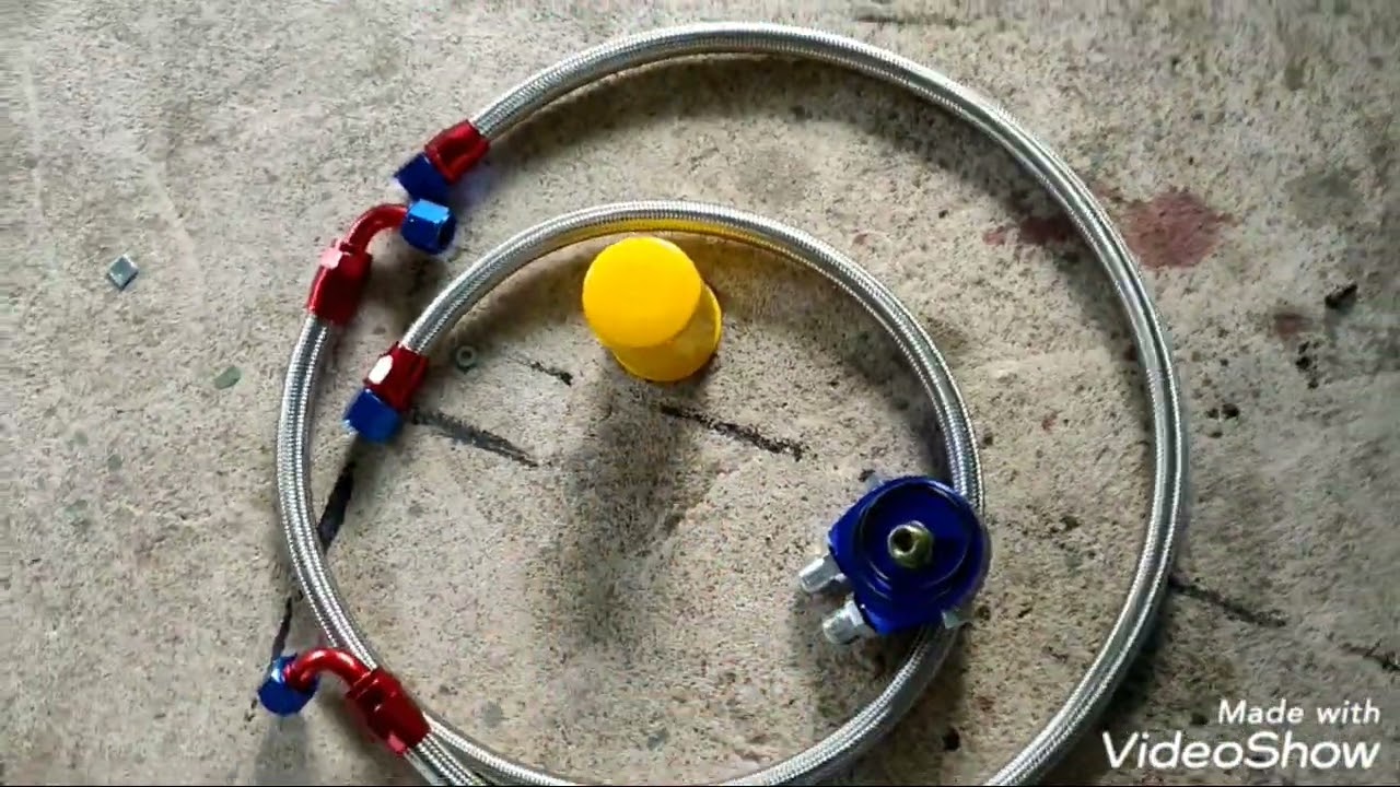 Pasang Transmission Oil Cooler , Adapter , braided hose di Perodua Kancil 660 standard