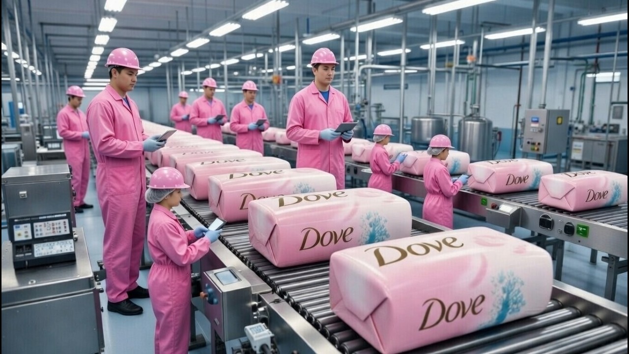 Inside a Modern Dove Soap Factory: How Dove Beauty Bars Are Made Step by Step