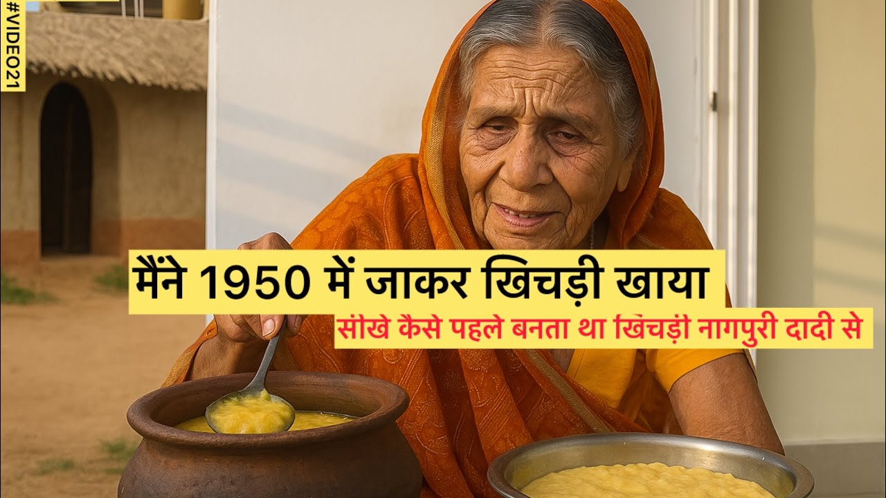 &ldquo;85 साल की नागपूरी दादी ने झारखंडी मिट्टी के बर्तन में बनाई खिचड़ी &mdash; ऐसा स्वाद कभी नहीं चखा होगा! 