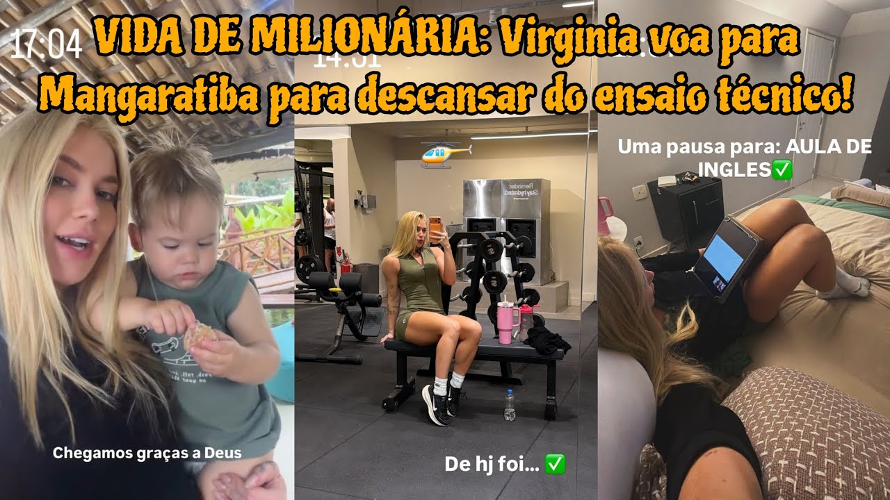 RECUPERANDO AS ENERGIAS!🎡Virginia volta para Mansão de Mangaratiba após Ensaio Técnico na Sapucaí! ✨