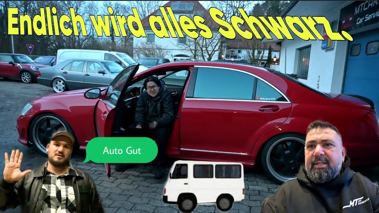 Mercedes wieder Black. @TC Cars  Bus ist Schrott..Hilfe bin Kaputt.