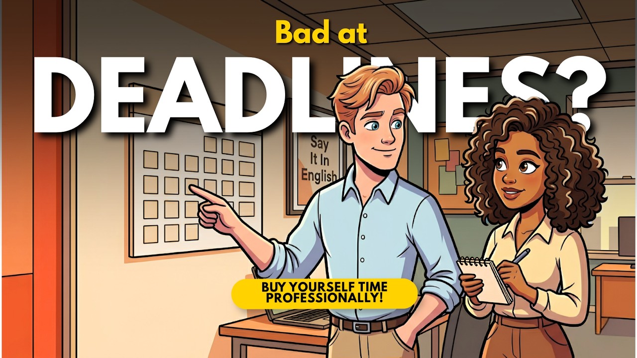 How to Handle Deadlines At Work &mdash; 8 Professional English Phrases 