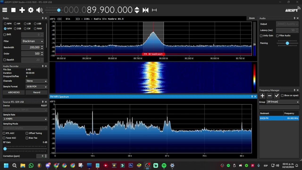 XHCB-FM 89.9MHz (Radio Sin Nombre 89.9 FM) - Zona Norte de Ciudad Juárez, Chihuahua