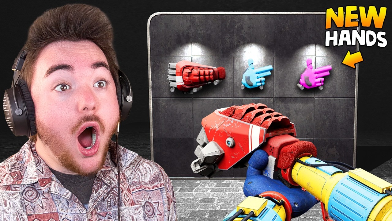 NEW POWERFUL HANDS MOD!!! | Poppy Playtime Chapter 4 Gameplay (Mods)