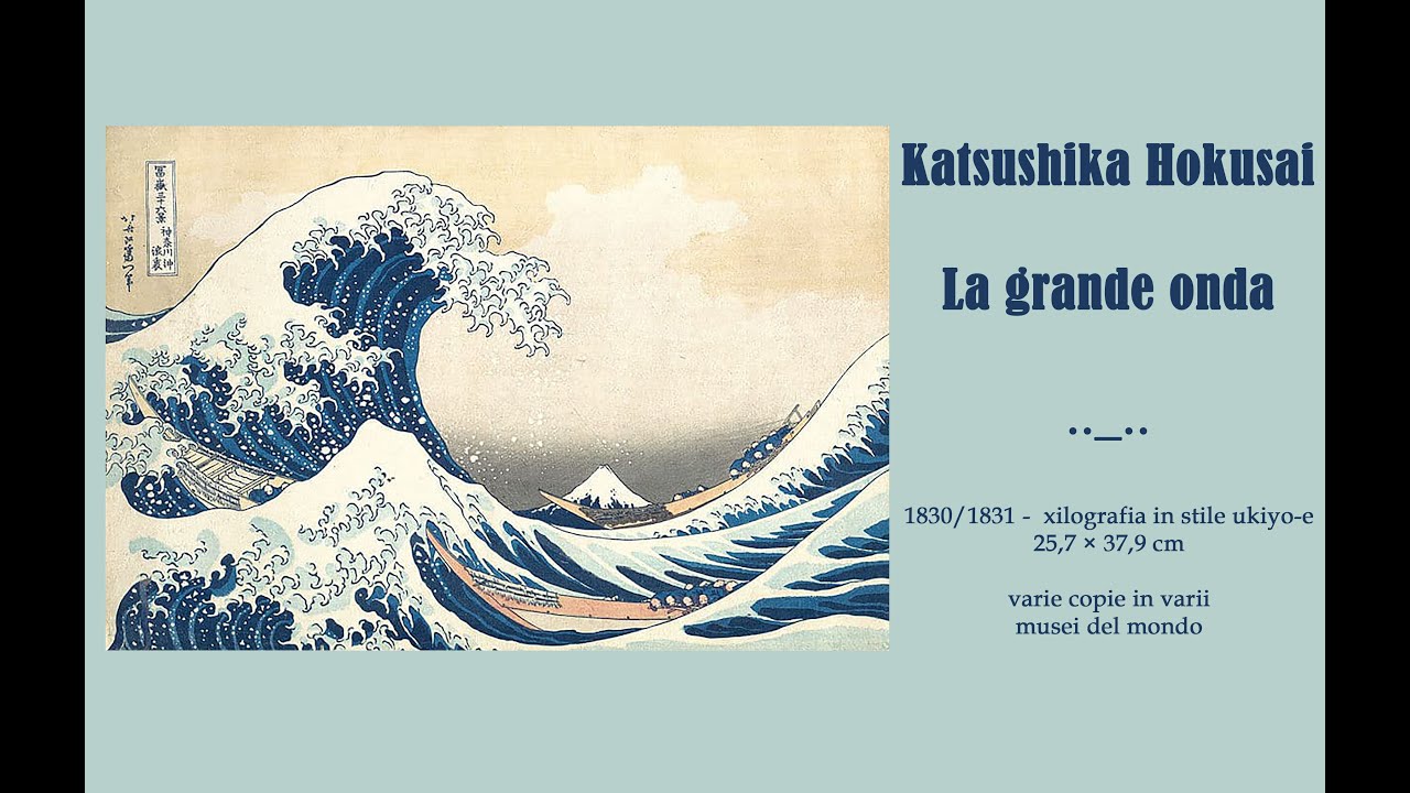 La grande onda, Katsushika Hokusai