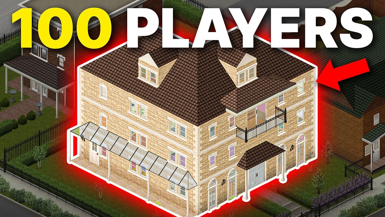 Can 100 Zomboid Players Survive in a Single House?