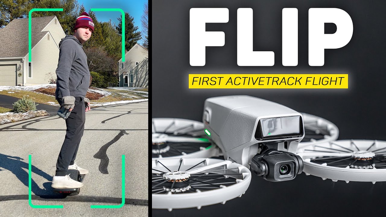 DJI Flip Full ActiveTrack Flight - Do Propeller Guards Help?