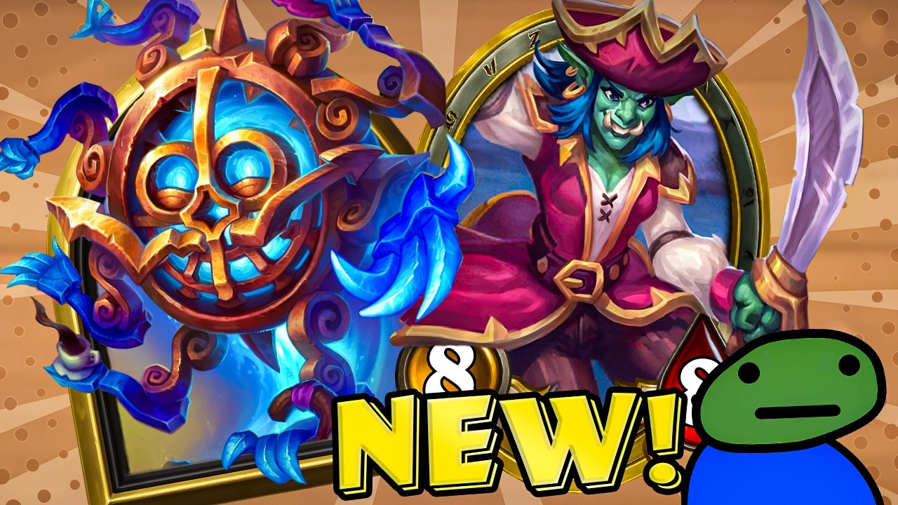 End Of Turn PIRATES With NEW HERO! | Hearthstone Battlegrounds