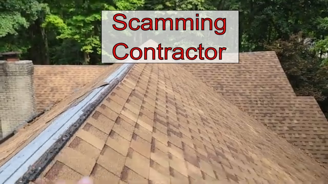 Bad Roof Job, Roofing Scammer! Or Just The Worst Roofer Ever!