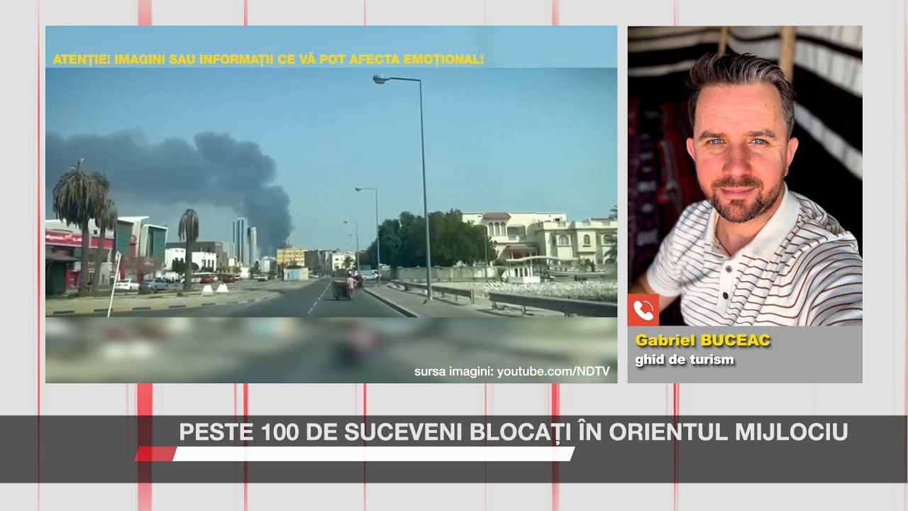 Peste 100 de suceveni blocați în Orientul Mijlociu