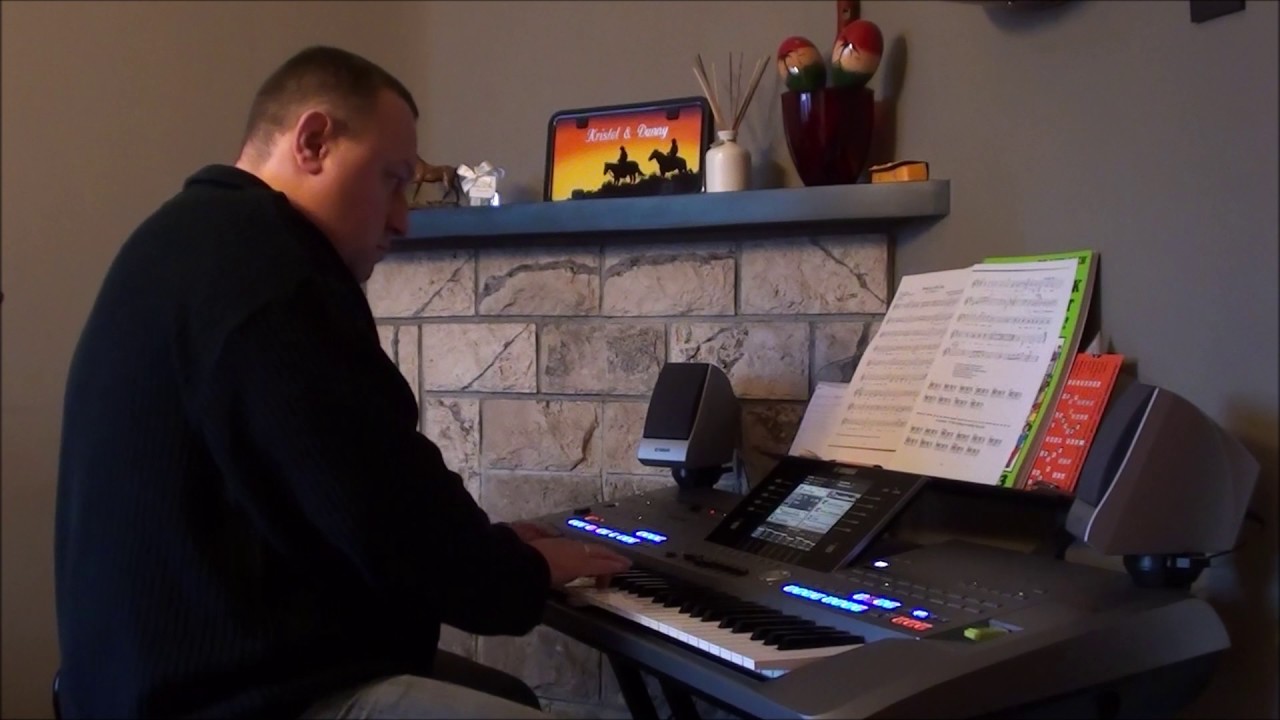 Ik mis je elke dag - Luc Steeno on Yamaha keyboard Tyros 5