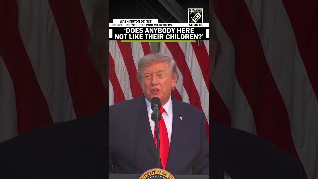 &lsquo;Does anybody here not like their children?&rsquo; Trump shares joke with farmers during event
