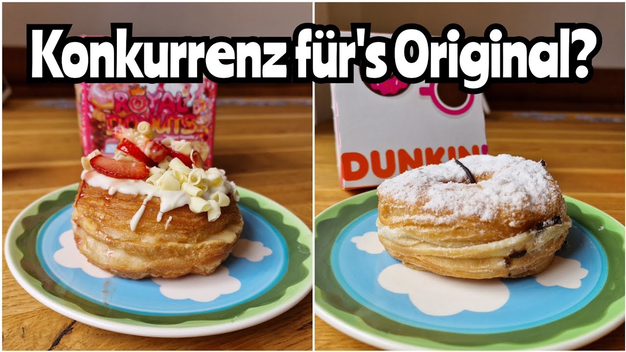 Cronut von Royal Donut und Dunkin Donut im Test