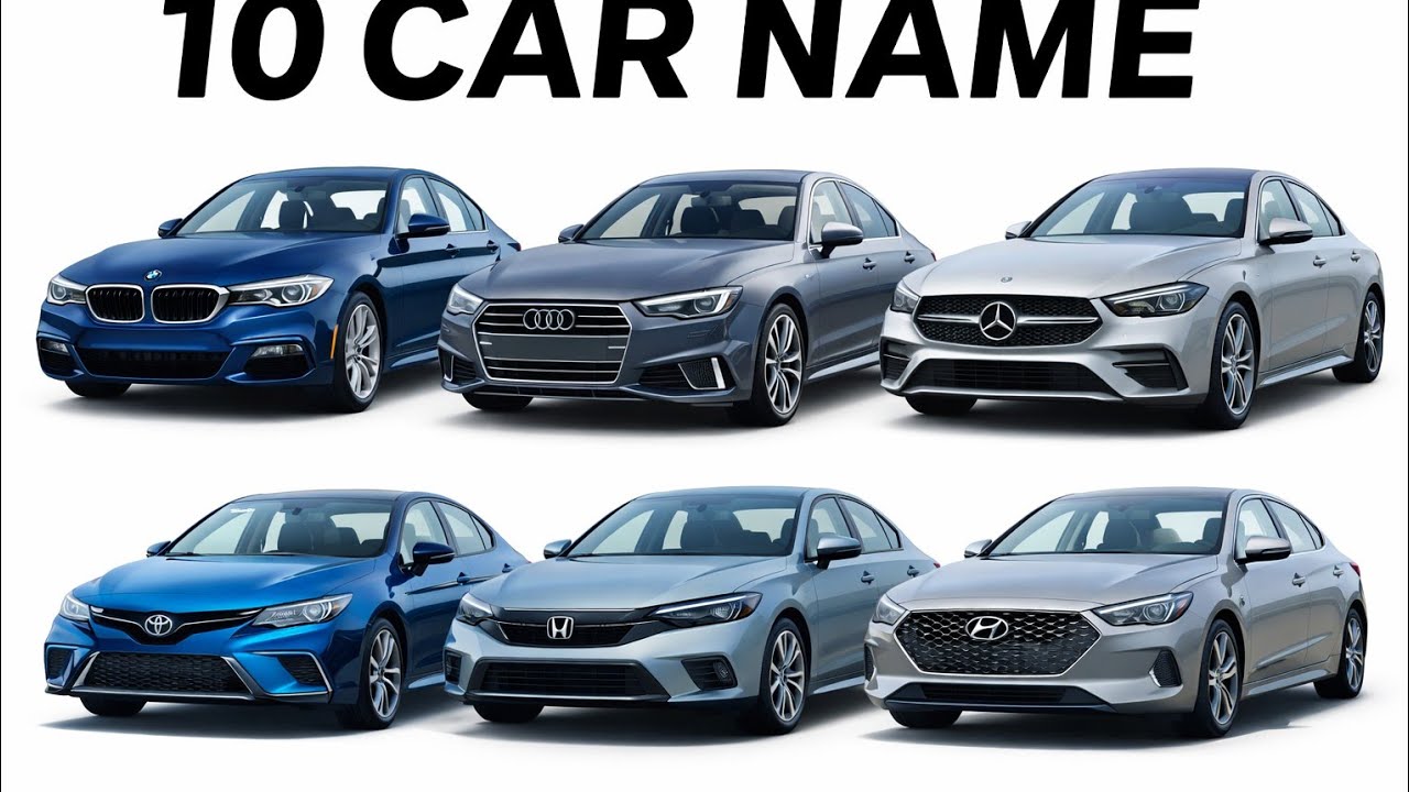 10 Car Names in English & Hindi 🚗 | Kids Learning Cars | Learn Vehicles for Children