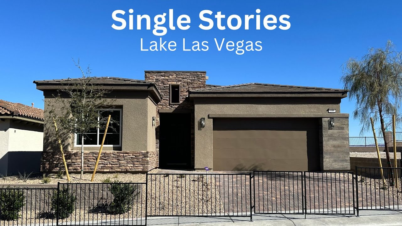 New Single Story Homes For Sale Lake Las Vegas | The Bluffs - Century Communities - Home Tour $509k+