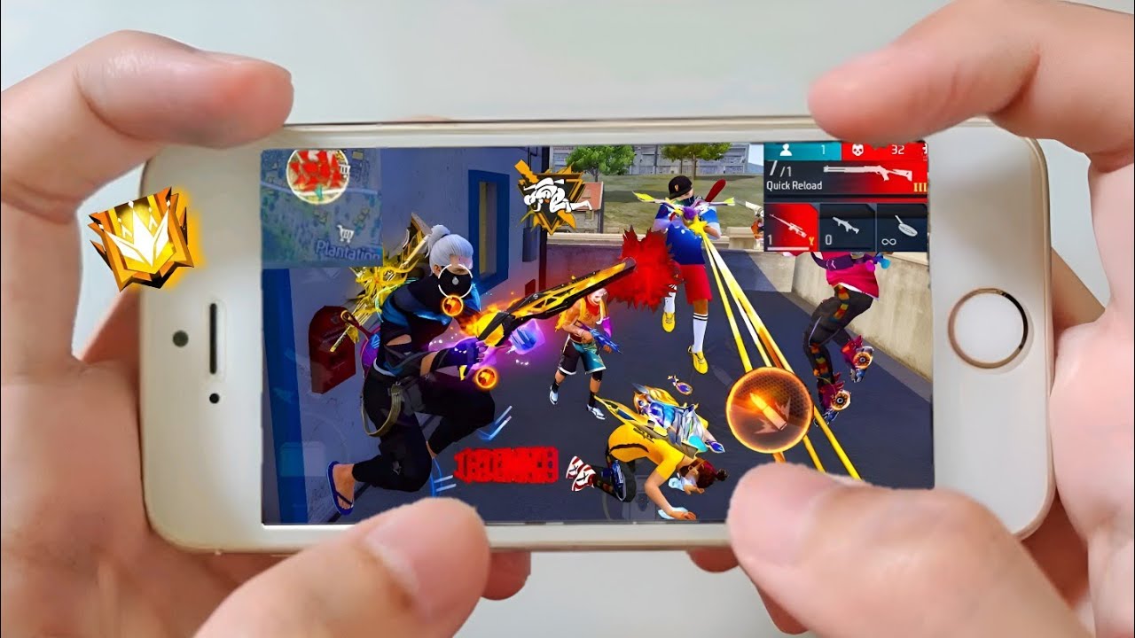 Iphone 5s Free Fire in +2024 gameplay test 🔥