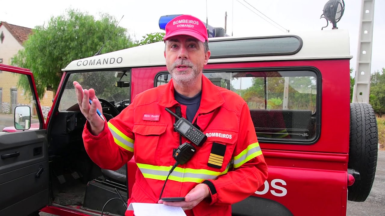 Incêndio em Valadas - Comandante Mário Ferreira